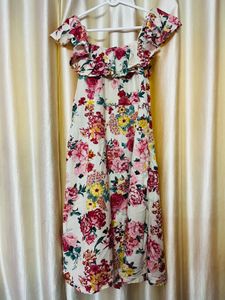 Off White Printed Sheath Dress