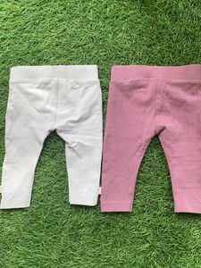Set 2-baby Pants-light Green/purple