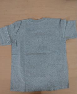 Grey colour t-shirt ideal for men