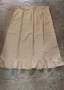 Vintage Pleated Beige Petticoat