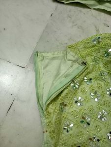 One Time Used Lahenga Choli..