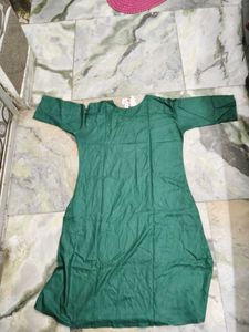 Green Embellished Kurta