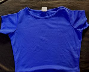 Blue Crop Top