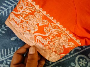 Combo Of Orange And Maroon Blouse