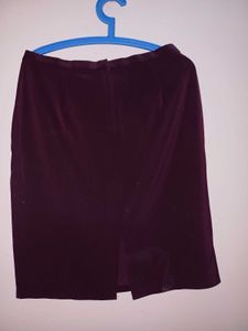 Purple Pencil Skirt