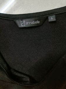 Anabelle Black Fitted Top