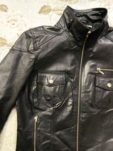 Genuine Leather Jacket (Black)