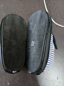 imBaby Blue Striped Shoes