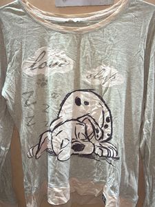 Cute Dalmatian Print Top