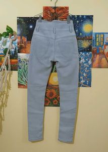 Ice Blue High Waisted Jeans