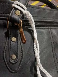 Handmade Crochet Moon Keychain