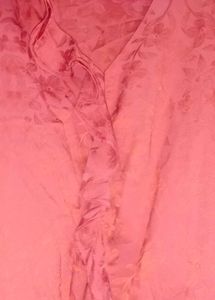 Red Ruffle Blouse Top