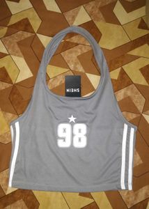 Shein Halter Neck crop top