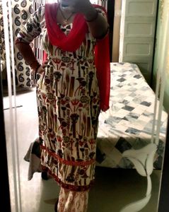 Ethnic Printed Afgani Suit