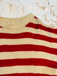 Striped Knit Sweater