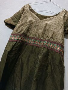 Elegant Olive Green Kurta