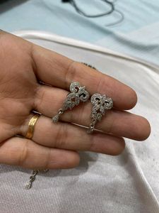 Ad Mangalsutra With Earrings