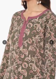 Floral Print Kurta