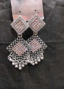 Assorted Silver Tone Earrings