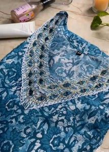 Mirror Work Kurta Set