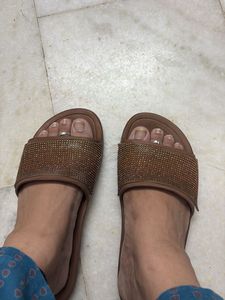 Crocs Slides with Embellishments