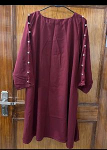 Red Simple Kurti