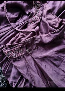 Purple Lehenga with Intricate Sequin