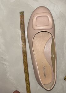 Luna Blu Beige Ballerinas