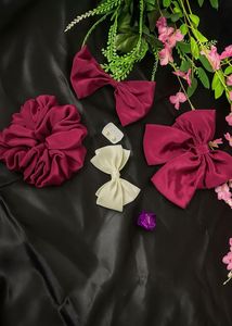 Handmade 😍 Hair Bow combo 6Pcs 🎀