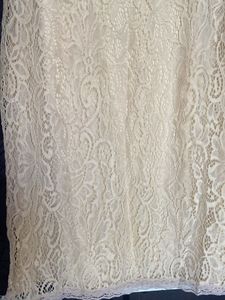 Brand new beige lace dress with pearls