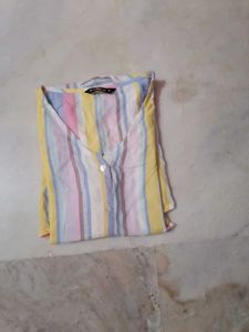 Striped Shirt Dress