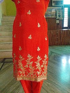 Designer Suit With Dupatta