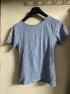 Cute Blue Lace T-Shirt