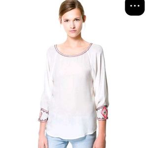 Fabulous Girls White Georgette Top❤️❣️🌹