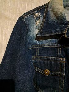 A denim  blue jacket