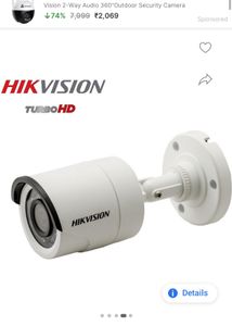 Hik Vision Turbo Hd Camera Unused