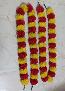 New Plastic Flower Garland For Decorations (Set Of -2)