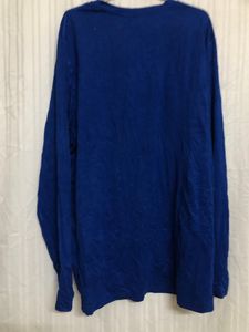 Adidas Blue Long Sleeve T Shirt