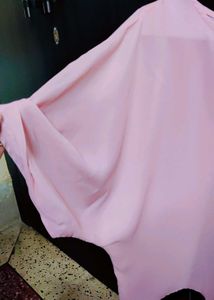 Shein Batwing Baby Pink Stylish Top