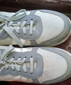 El Paso Gray &amp; White Sneakers