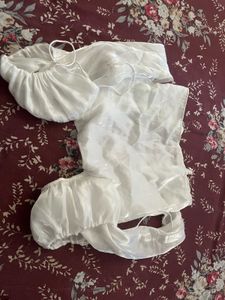Sheer White Crop Top