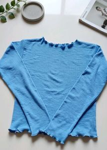 💠Koren Blue Long Sleeve Top