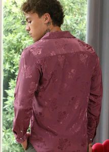 Purple Floral Shirt
