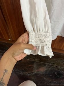 White Beads And Stone Shirt