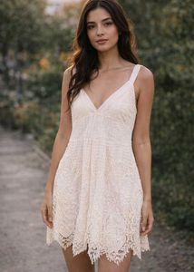 White Lace Romper