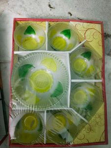 7 pc pudding set bowls