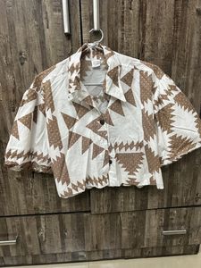 White crop Shirt
