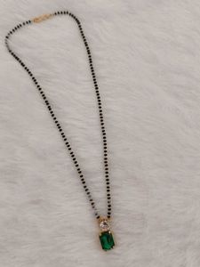 Emerald Mangalsutra Necklace