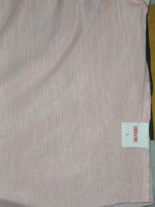 Urbanic Baby Pink CROP Polo Top