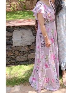 Handwork Floral Gown
